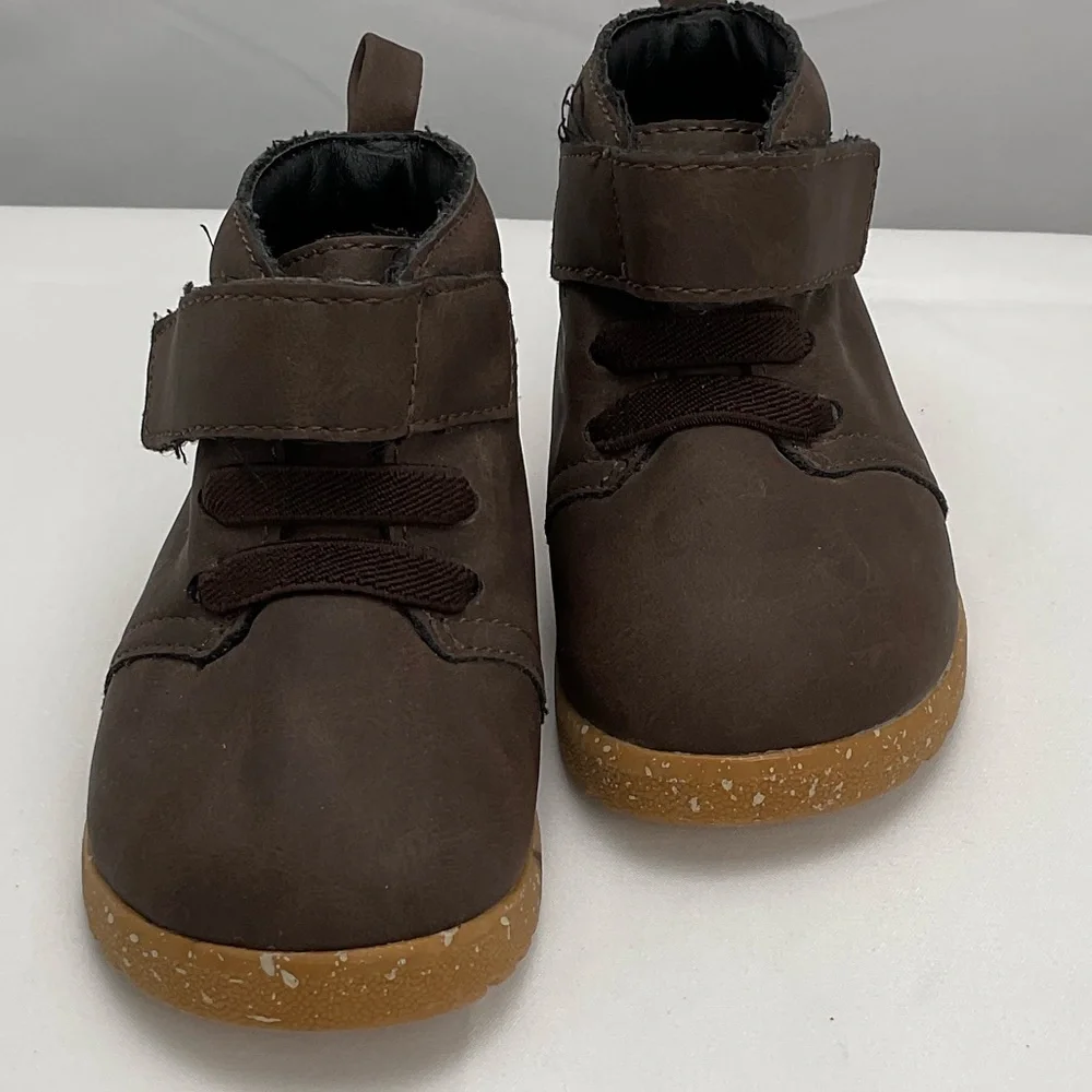 Wonder Nation Toddlers Brown Walker Shoes‎ Sz3 #0221